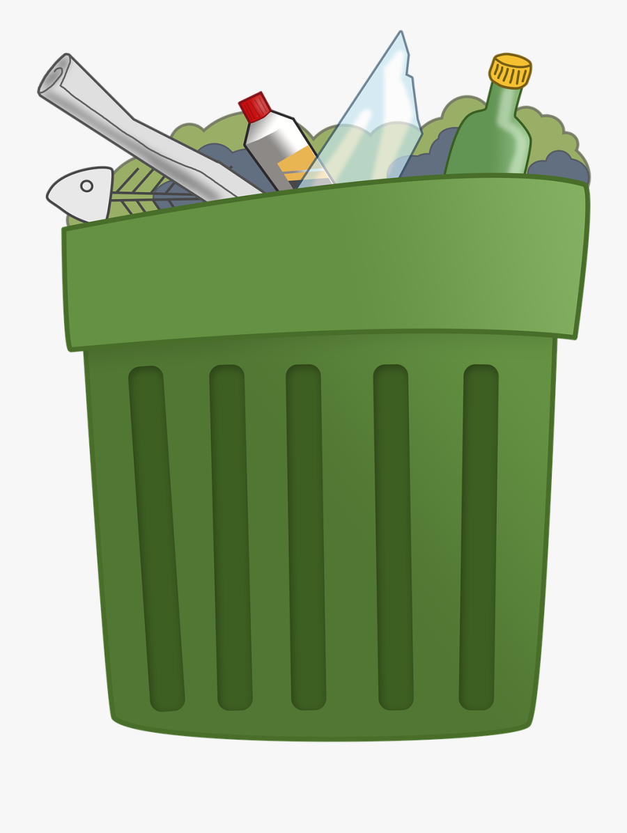 Bote De Basura Dibujo, Transparent Clipart