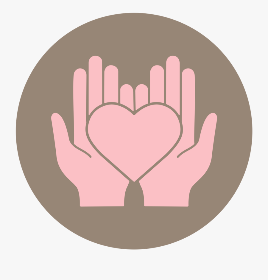 Transparent Giving Hand Png - Heart, Transparent Clipart