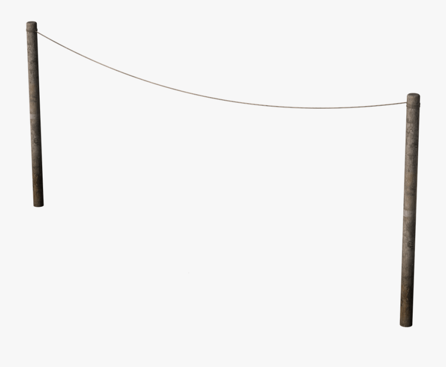 Washing Line Side View - Cuerda Para Colgar Ropa Png, Transparent Clipart