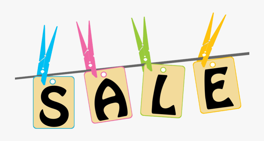 Clipart Clothes Line - Clothes Sale Clip Art, Transparent Clipart