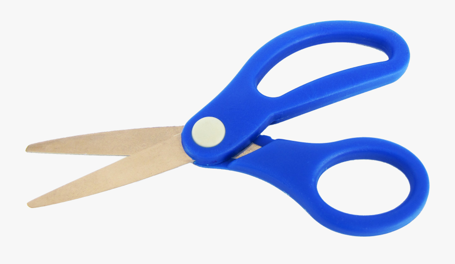 Small Pair Of Blue Scissors - Pair Of Scissors, Transparent Clipart