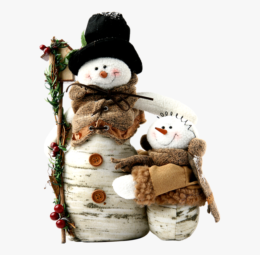 Snowman Cute Wallpaper Christmas Two Free Transparent - Snow Background For Christmas High Resolution, Transparent Clipart