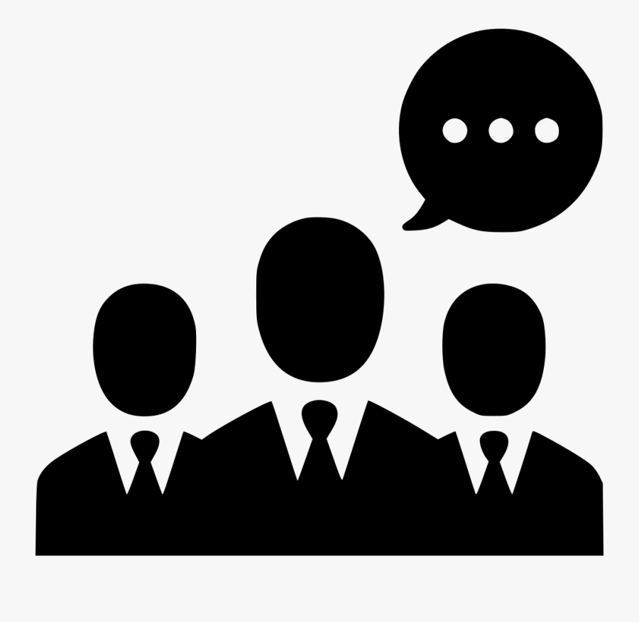 Transparent Group Of People Png - Two People Talking Icon Png, Transparent Clipart