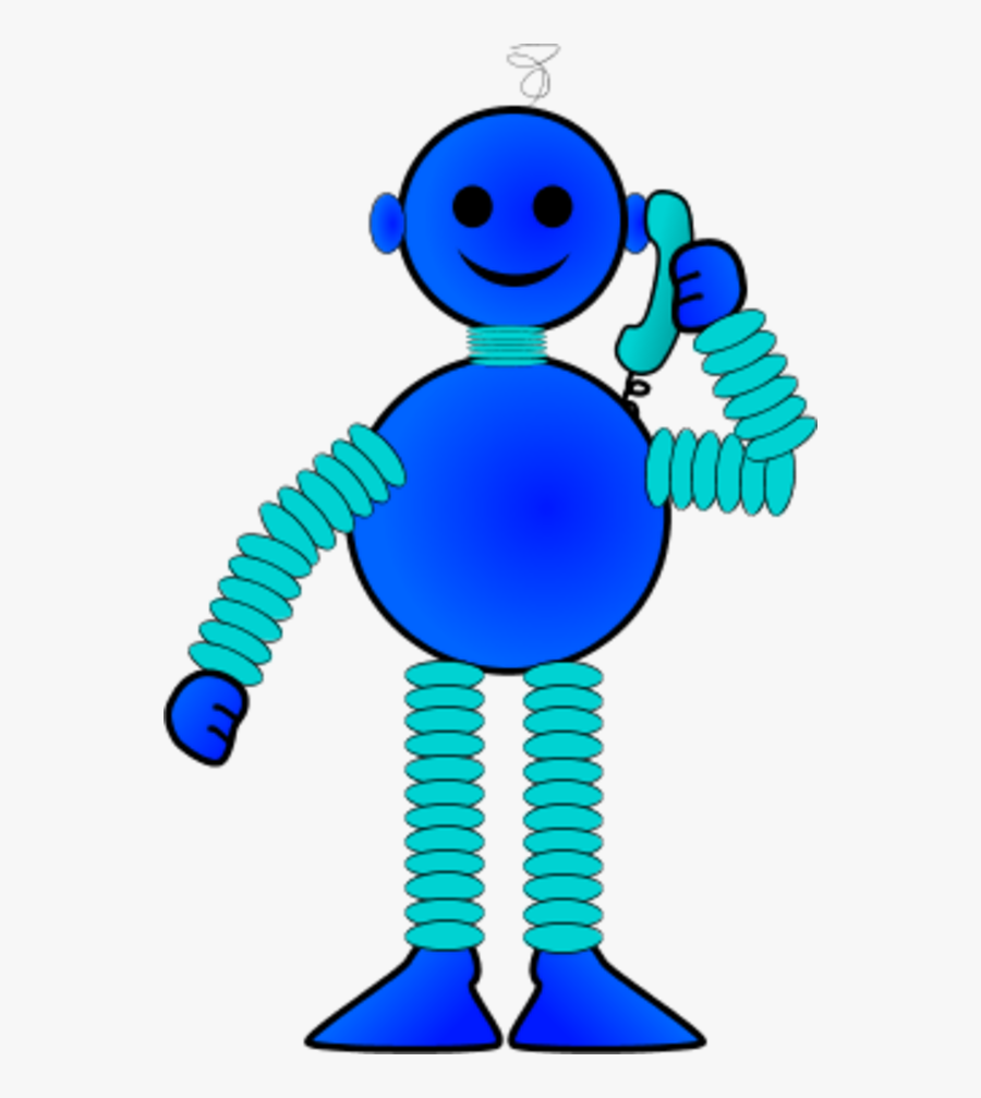 Transparent Talking On Telephone Clipart - Robot Body Art Clip Transparent Png, Transparent Clipart