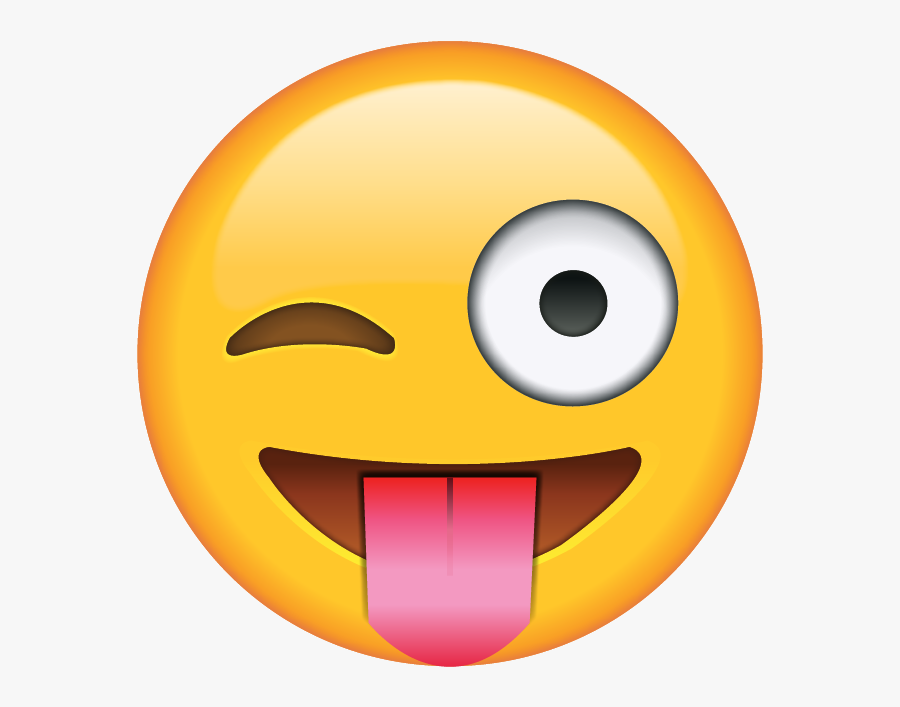 Emoji 😝, Transparent Clipart