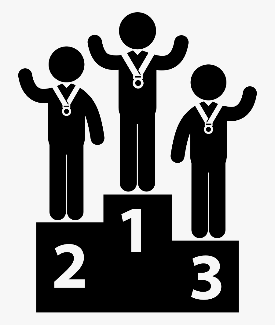 People,social - Podium Icon, Transparent Clipart