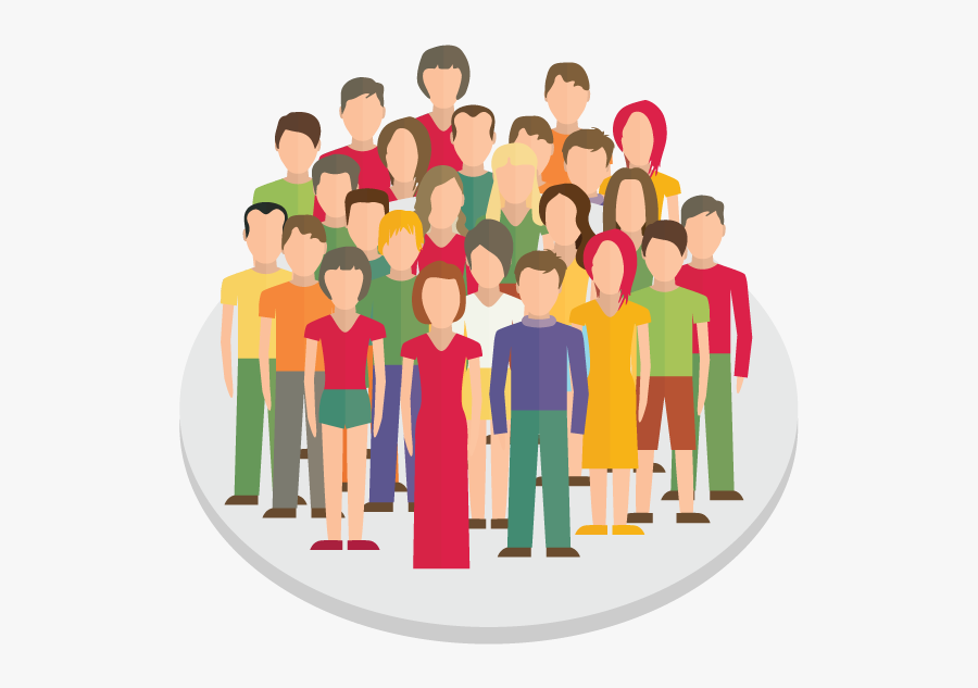 Crowd Clipart Person Icon - Group People Icon Png, Transparent Clipart