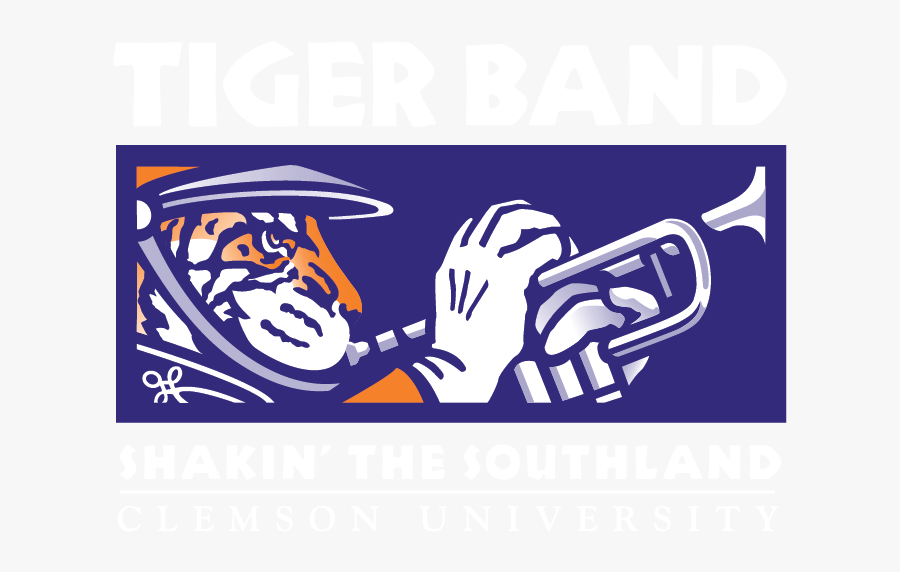 Clemson Marching Band Shirt, Transparent Clipart