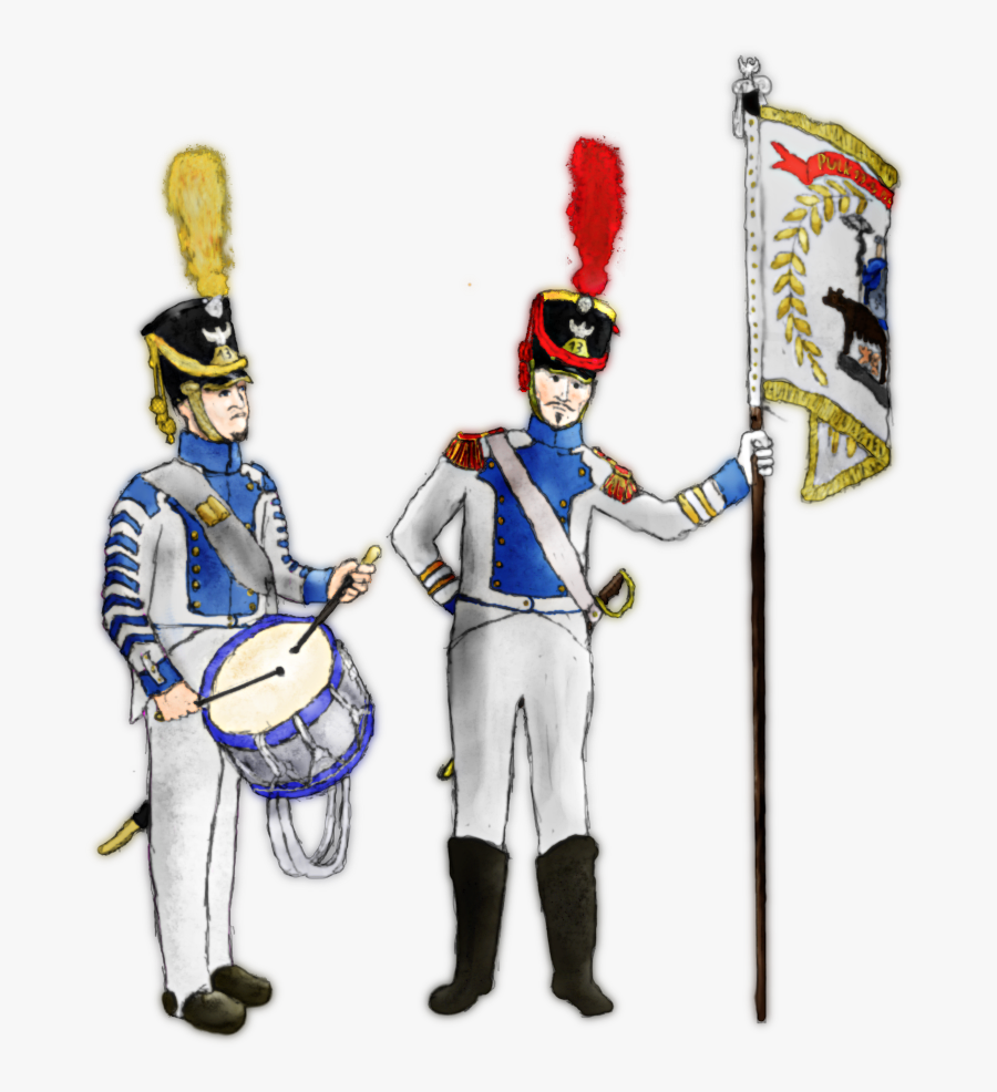 13pp Sztandarowy - 13 Pułk Piechoty Księstwa Warszawskiego, Transparent Clipart