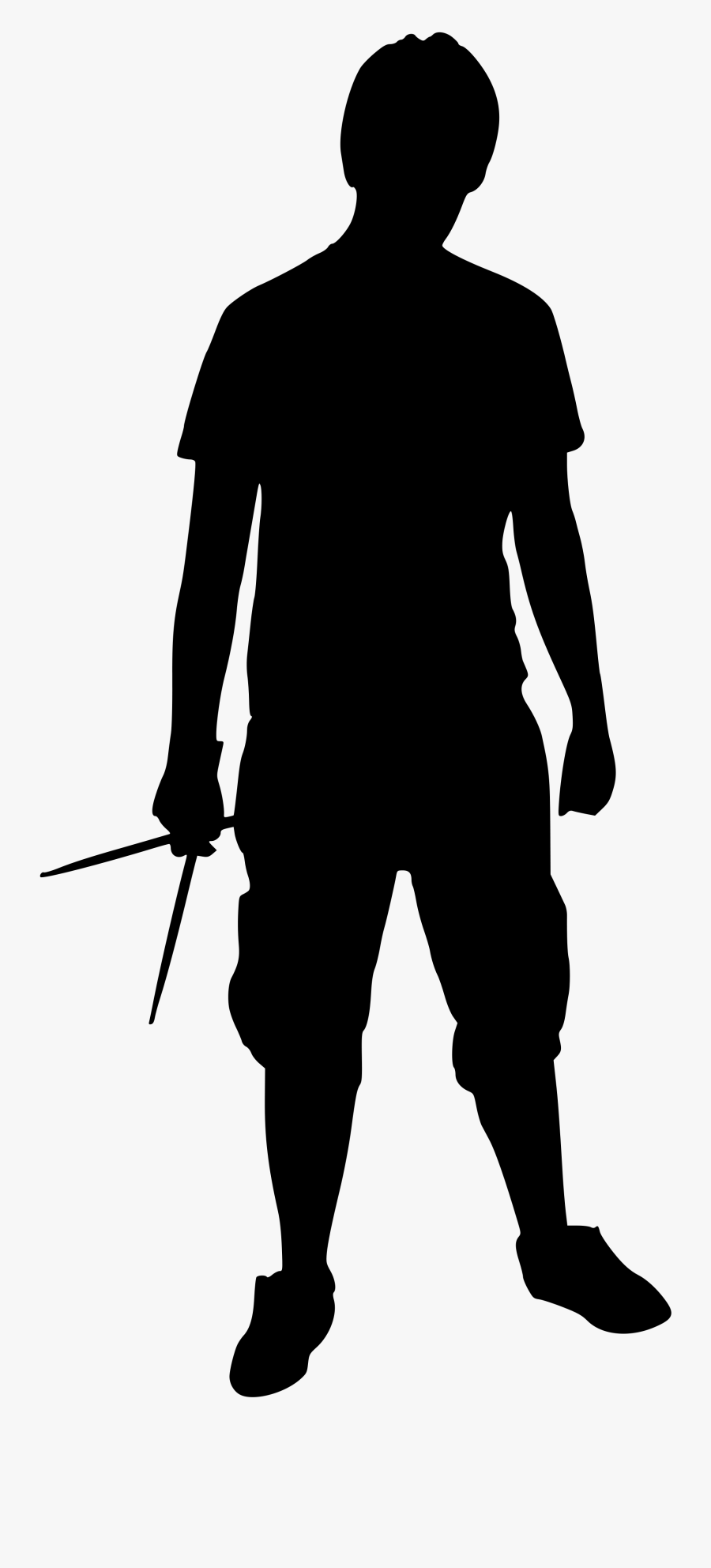 Fileband Silhouette - Old Man Silhouette Transparent, Transparent Clipart