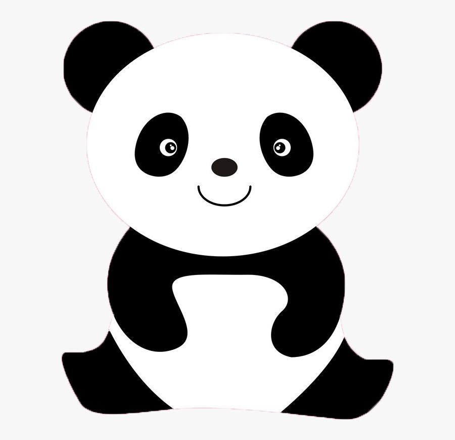 Clipart Bear Giant Panda - Oso Panda Para Dibujar, Transparent Clipart