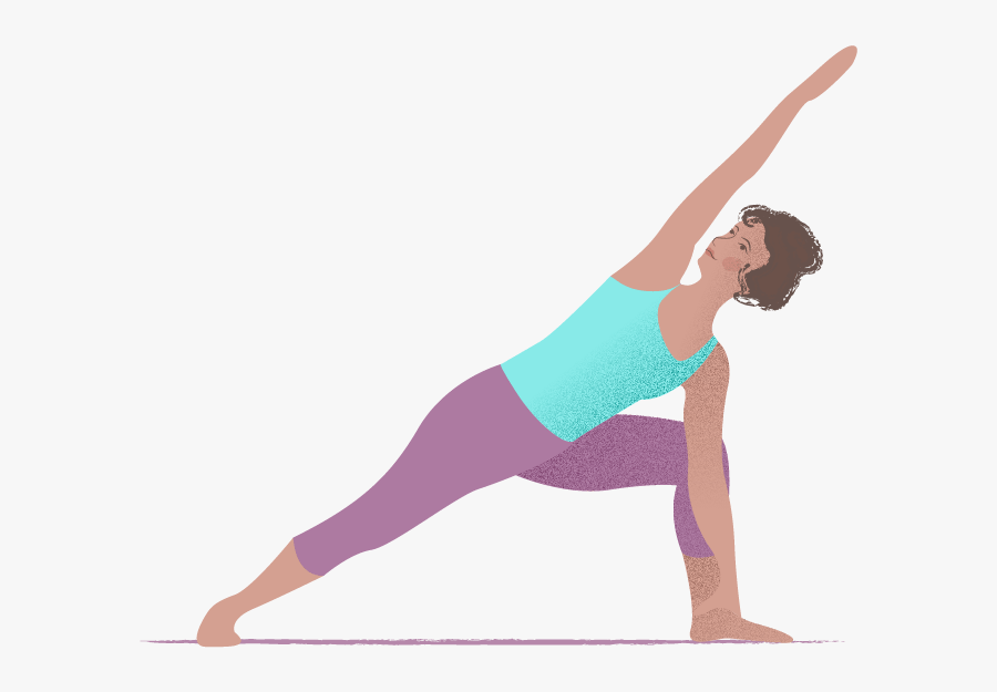 Parsvakonasana, Yoga For Runners - Pilates, Transparent Clipart
