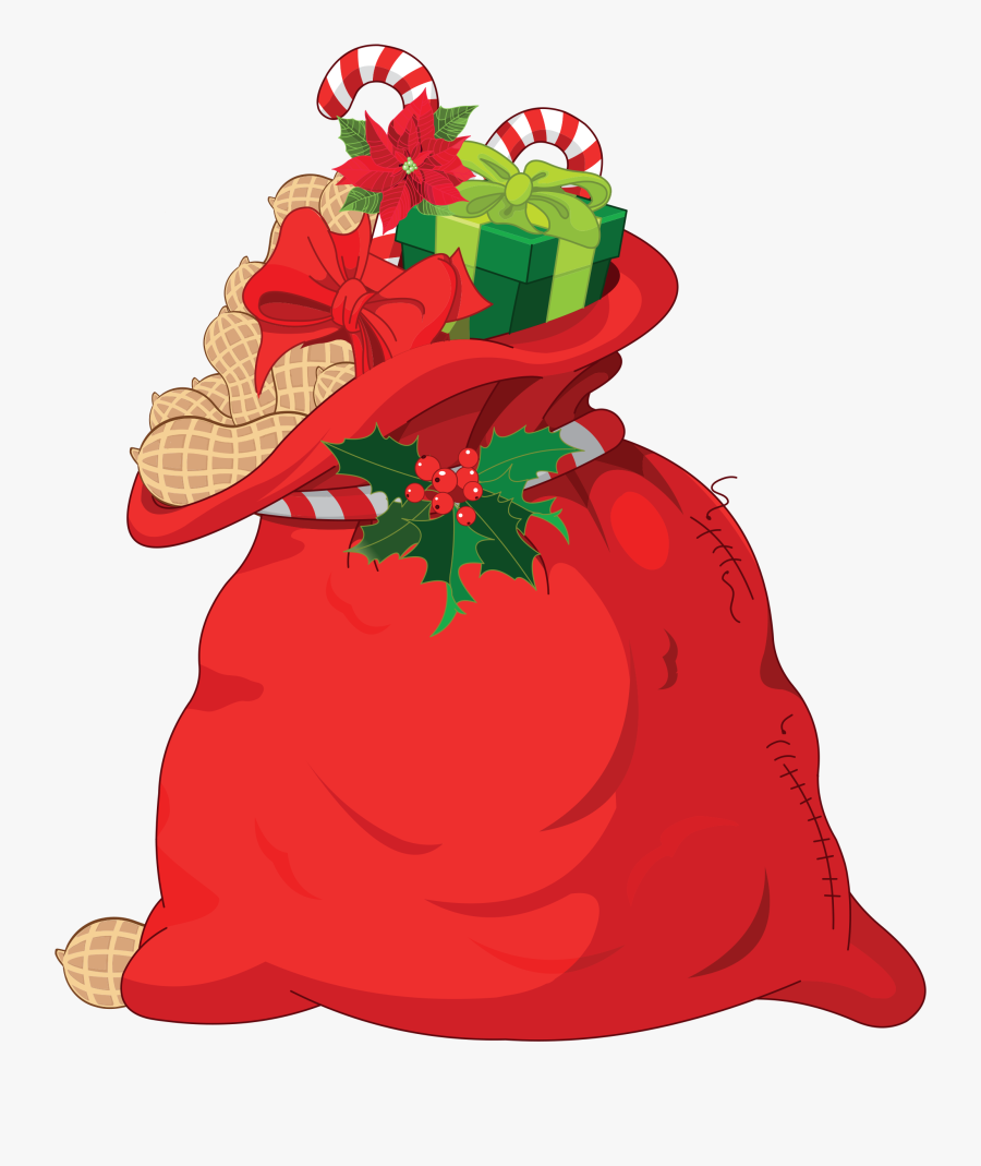 Nutty Tilex Christmas - Santa's Sack Cartoon, Transparent Clipart