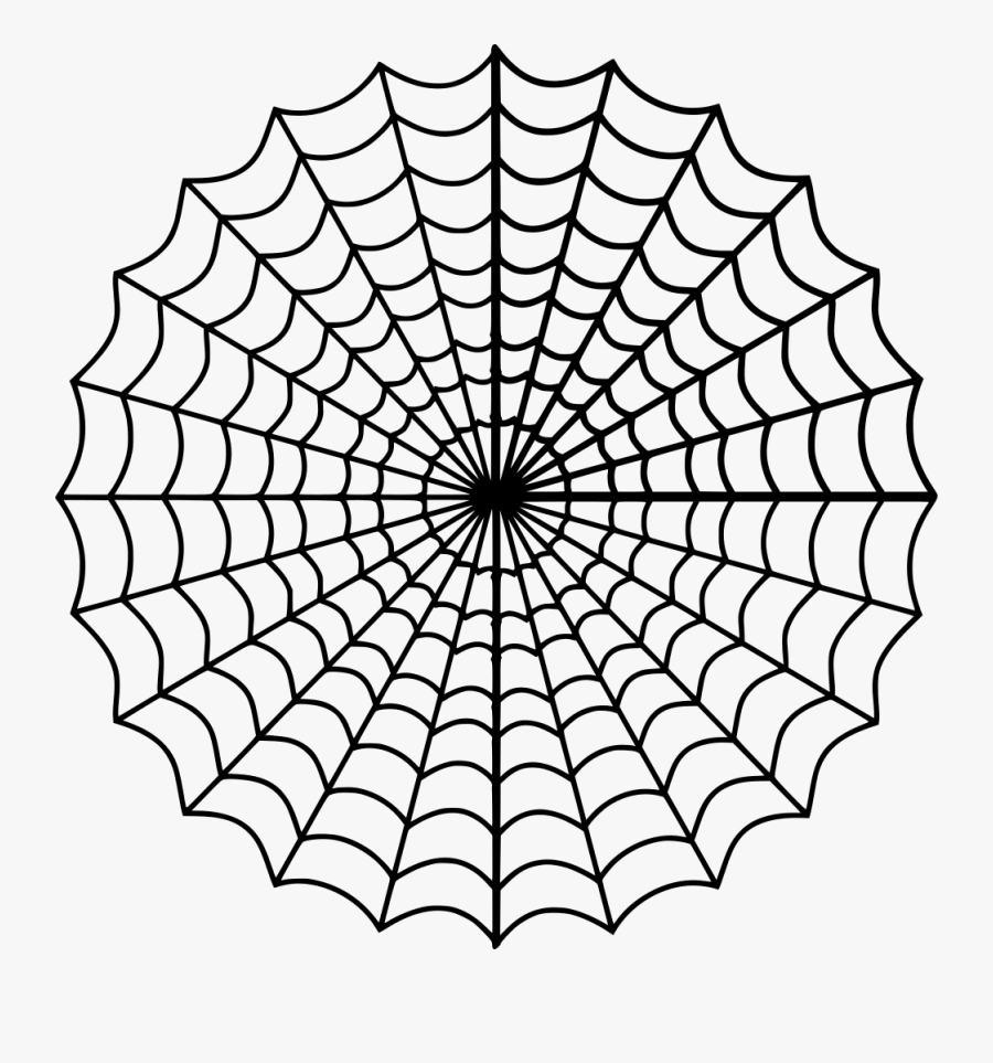 Spider Web Clip Art , Png Download - Spider Web Vector Png, Transparent Clipart