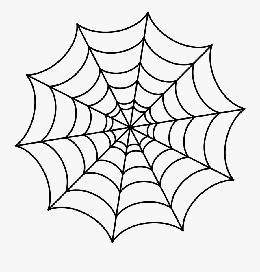 Buncee Cantata Video Itsy - Spider Web Black And White, Transparent Clipart