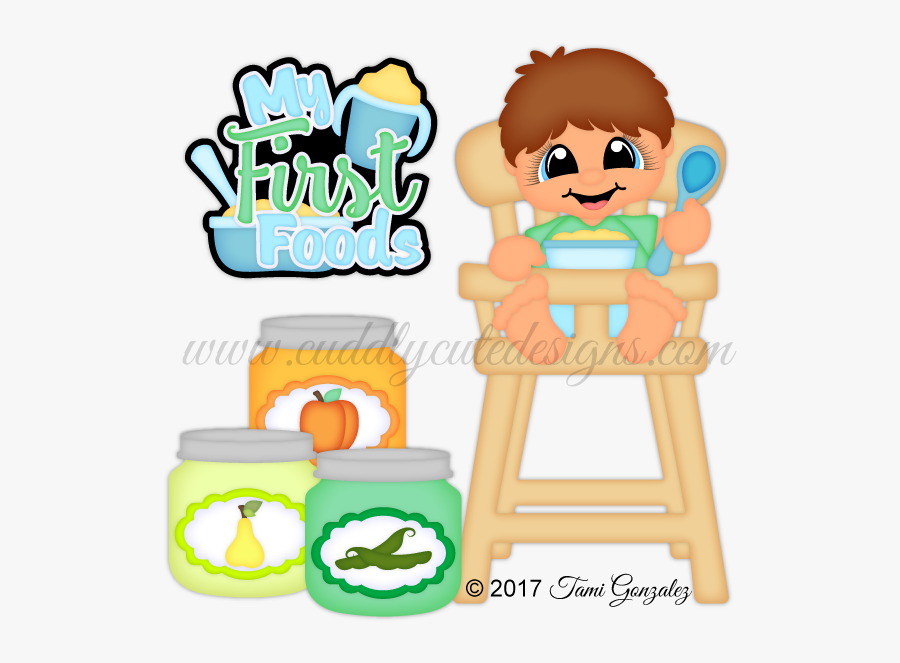 Babies My First Foods - Cartoon, Transparent Clipart