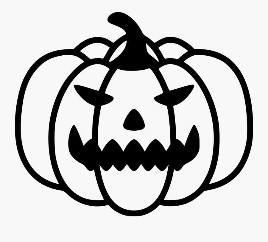 Pumpkin - Pumpkin Icon White Png, Transparent Clipart