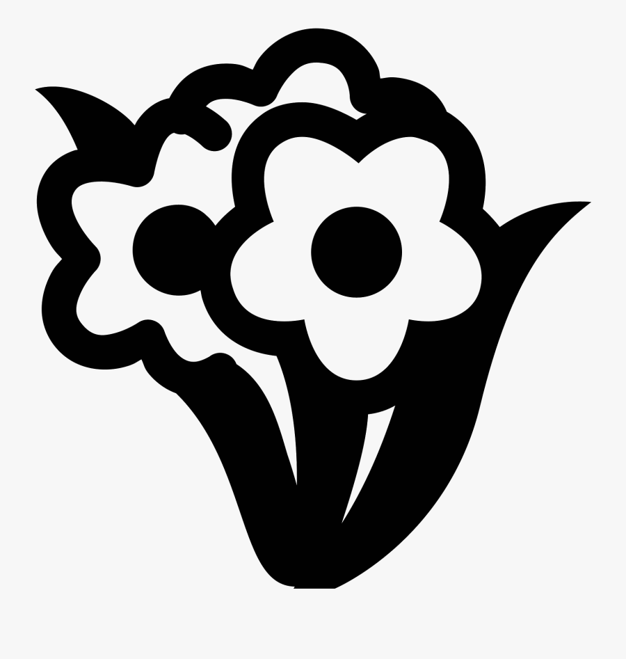 Flower Bouquet Icon - Flores Icono, Transparent Clipart