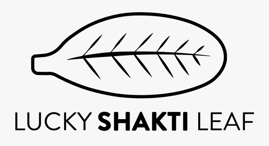 Lucky Shakti Leaf Logo - Line Art, Transparent Clipart