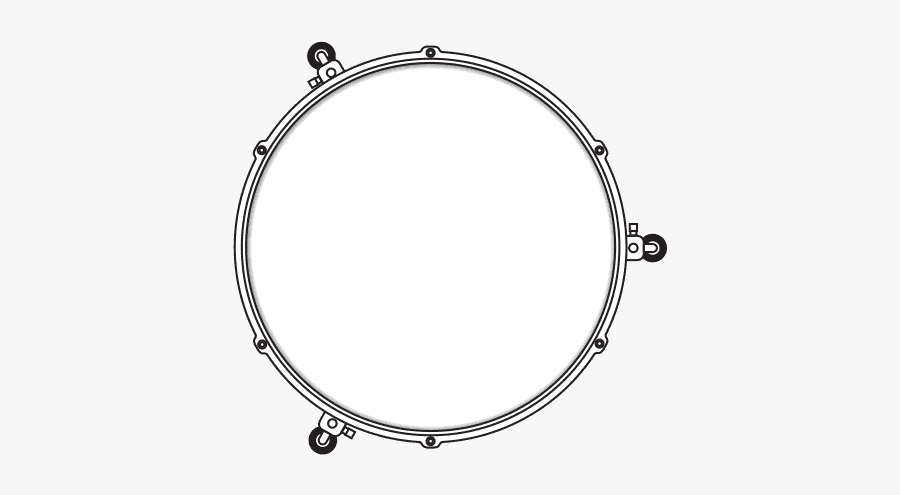 Floor Tom - Drumhead, Transparent Clipart