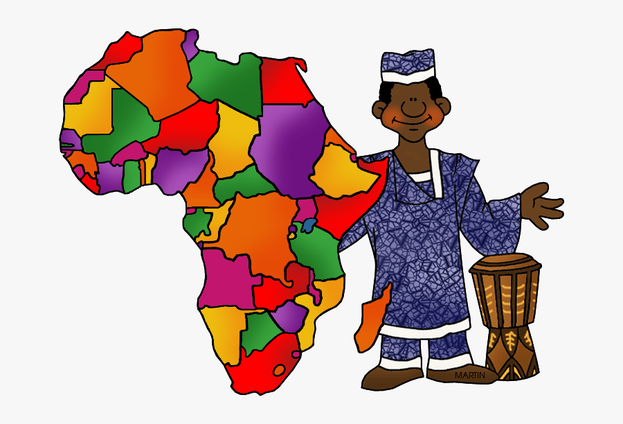 African Countries Map - Ivory Coast Africa Transparent, Transparent Clipart