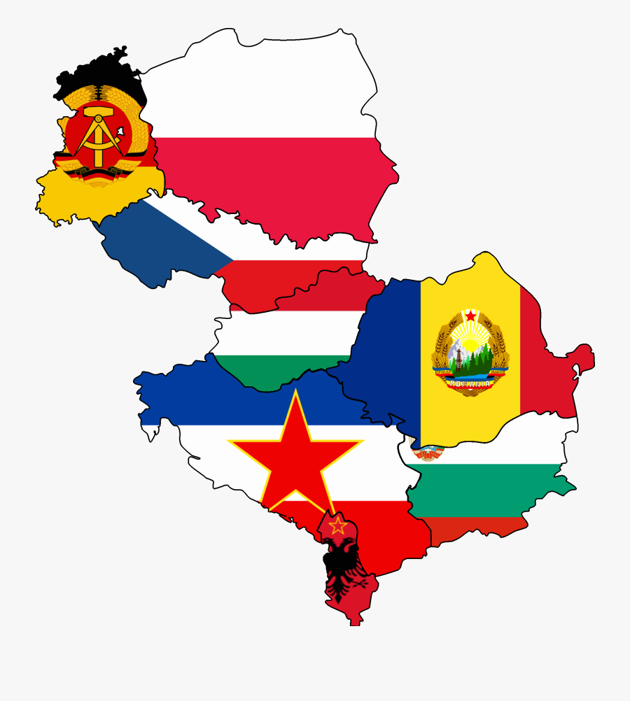 Communist Bloc Countries Flag, Transparent Clipart