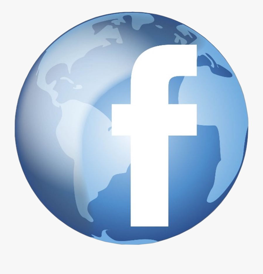 Facebook World Globe, Transparent Clipart