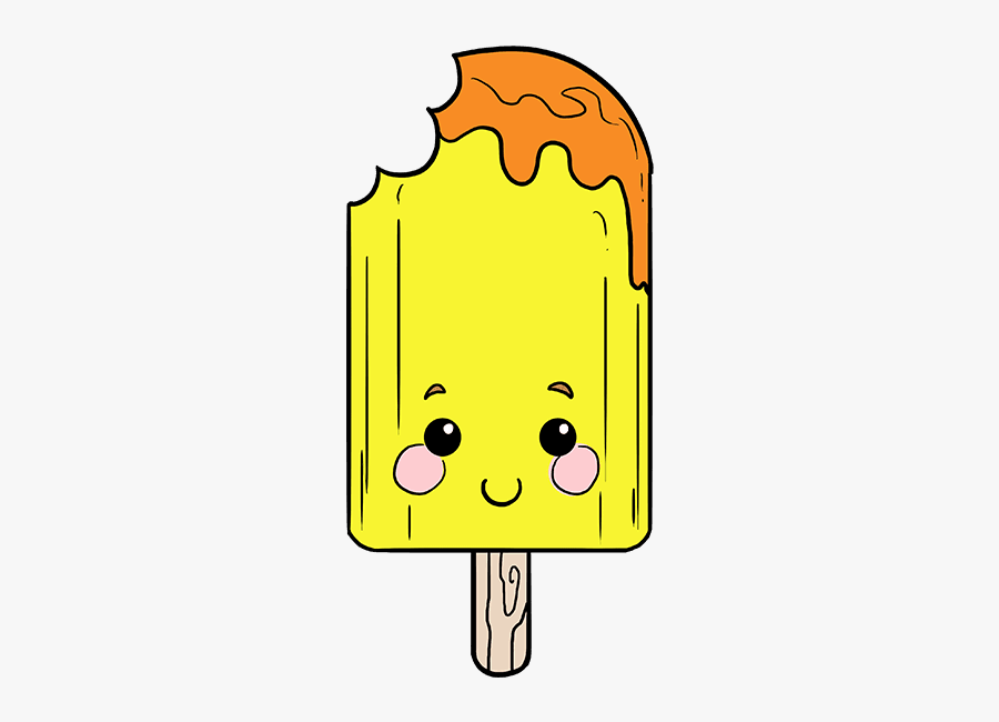 How To Draw Cute Popsicle, Transparent Clipart