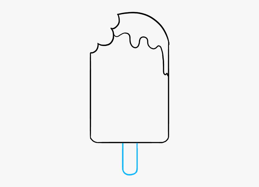 How To Draw Cute Popsicle - Draw An Ice Lolly, Transparent Clipart