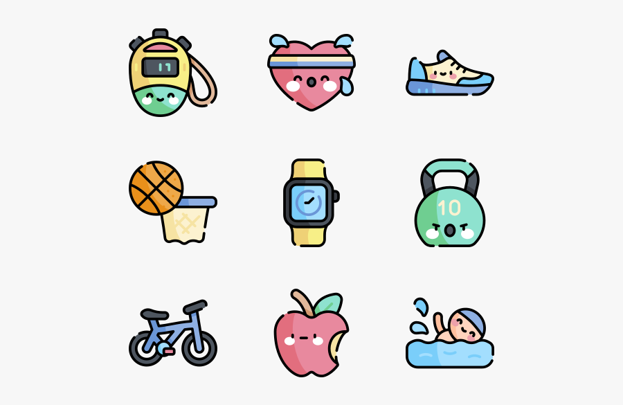 Active Lifestyle - Vector Icon Ice Cream Swirl, Transparent Clipart