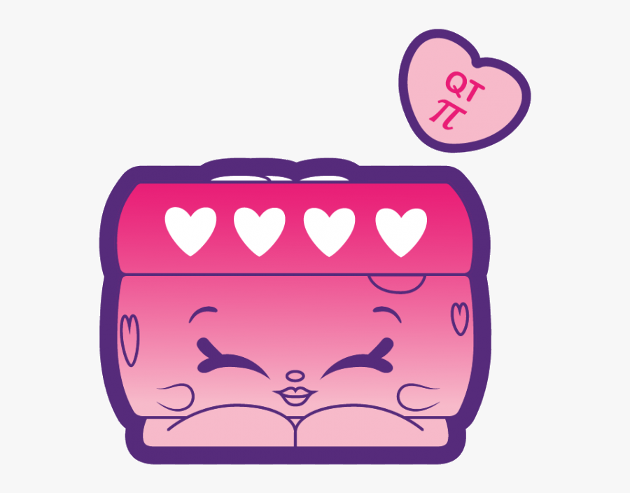 Cutie Compact A Common - Shopkins Wild Style Heart, Transparent Clipart