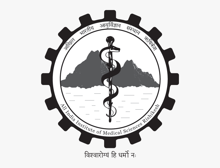 Transparent Medical Symbols Clipart - Aiims Rishikesh Logo, Transparent Clipart