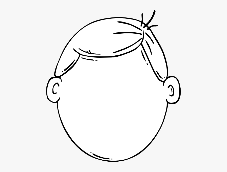 Sad Boy Face Clipart Black And White, Transparent Clipart