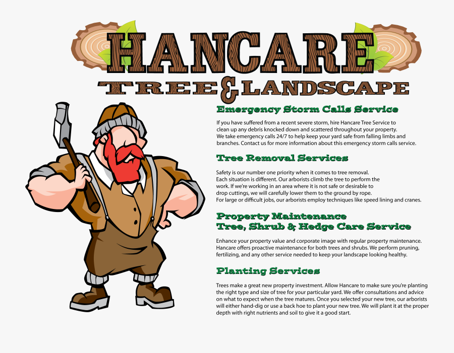 Working Clipart Yard Cleanup - Transparent Lumberjack Clipart, Transparent Clipart