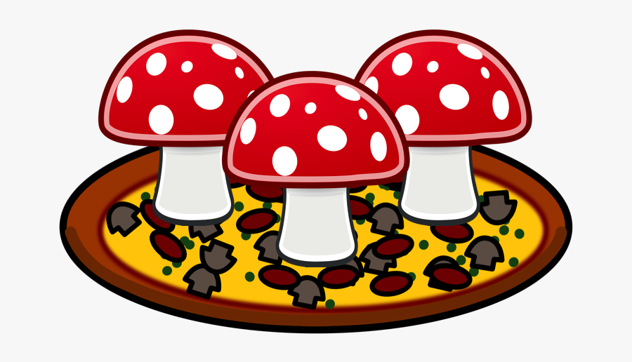 Pizza Clipart , Png Download - Mushroom Clip Art, Transparent Clipart