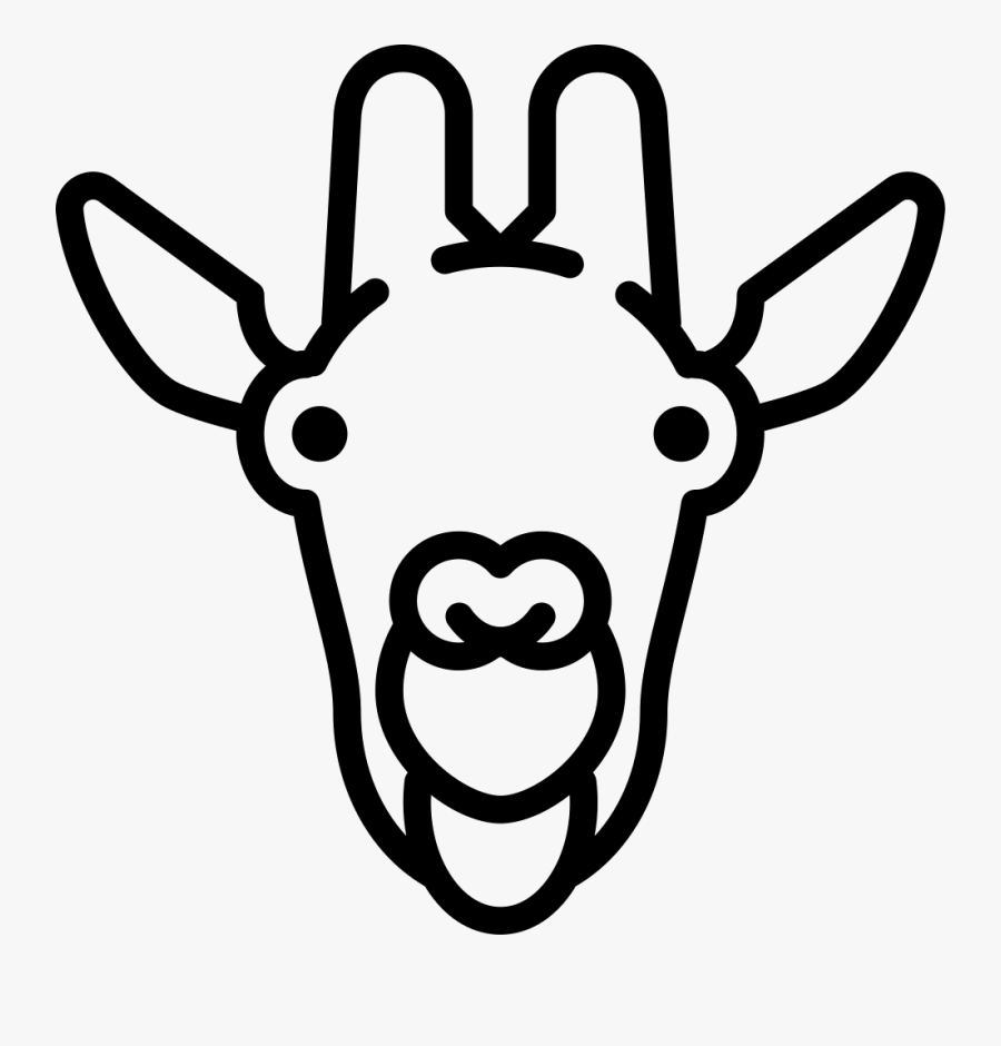 Transparent Giraffe Head Png - Portable Network Graphics, Transparent Clipart