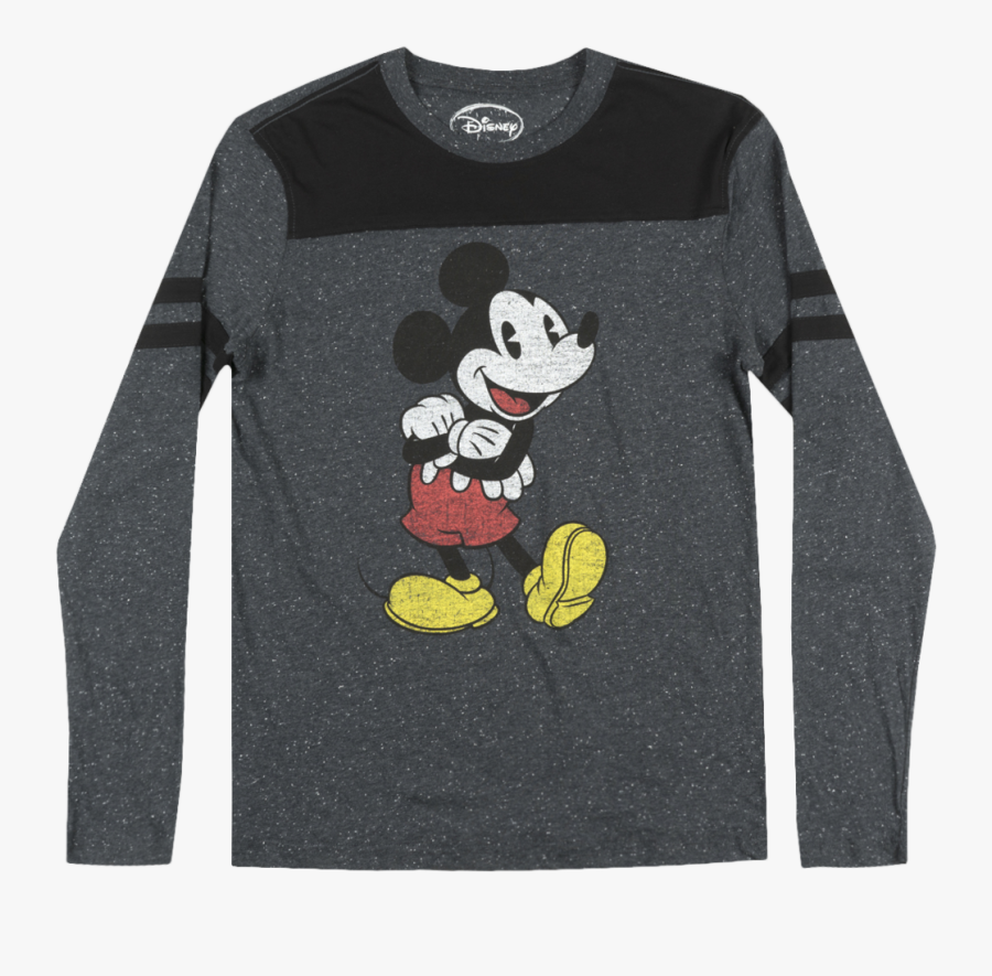 Mickey Mouse Athletic Ls Tee Mickey Mouse Athletic - Mickey Mouse Rainbow Hoodie, Transparent Clipart