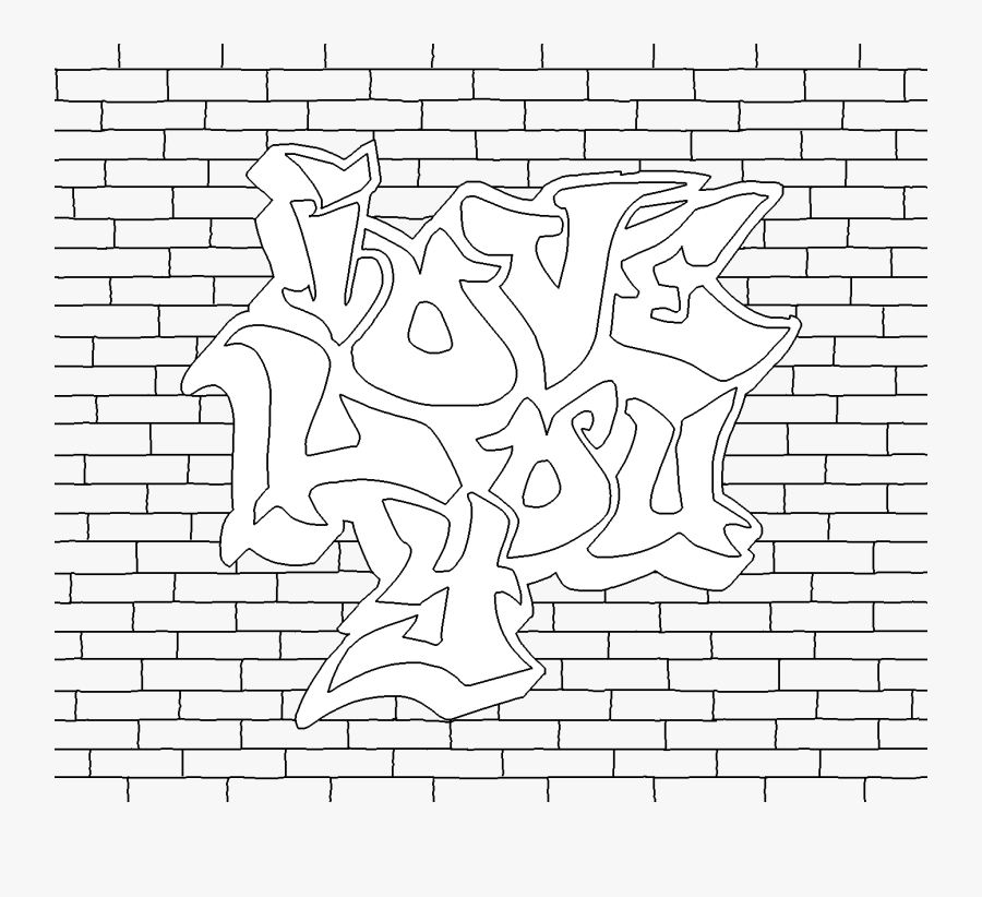 Love For My Boyfriend Coloring Pages For Pinterest - Love You Graffiti Coloring Pages, Transparent Clipart