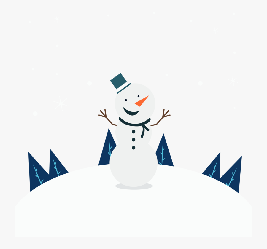 Transparent Snowman Silhouette Png, Transparent Clipart