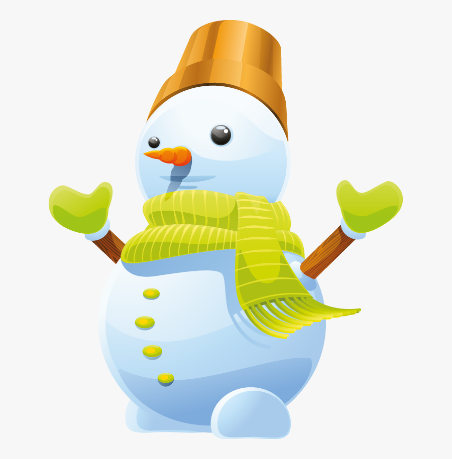 Transparent Snowman Silhouette Png - 3d Snowman Cartoon Cute, Transparent Clipart