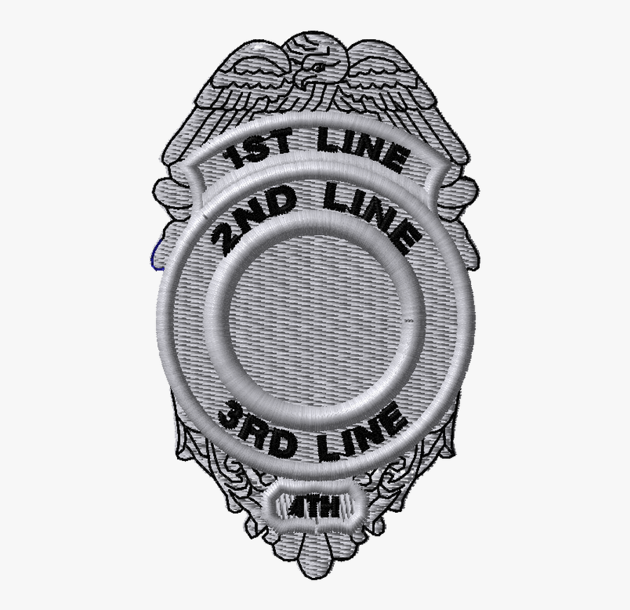 Deco Stk Emb Le Badge Shield Silver - Emblem, Transparent Clipart