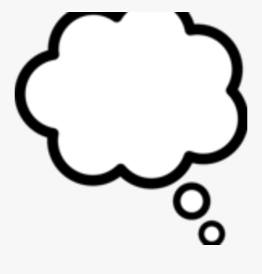 Thought Bubble, Transparent Clipart