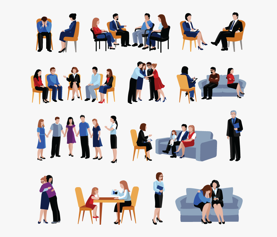 Counselling Vector, Transparent Clipart