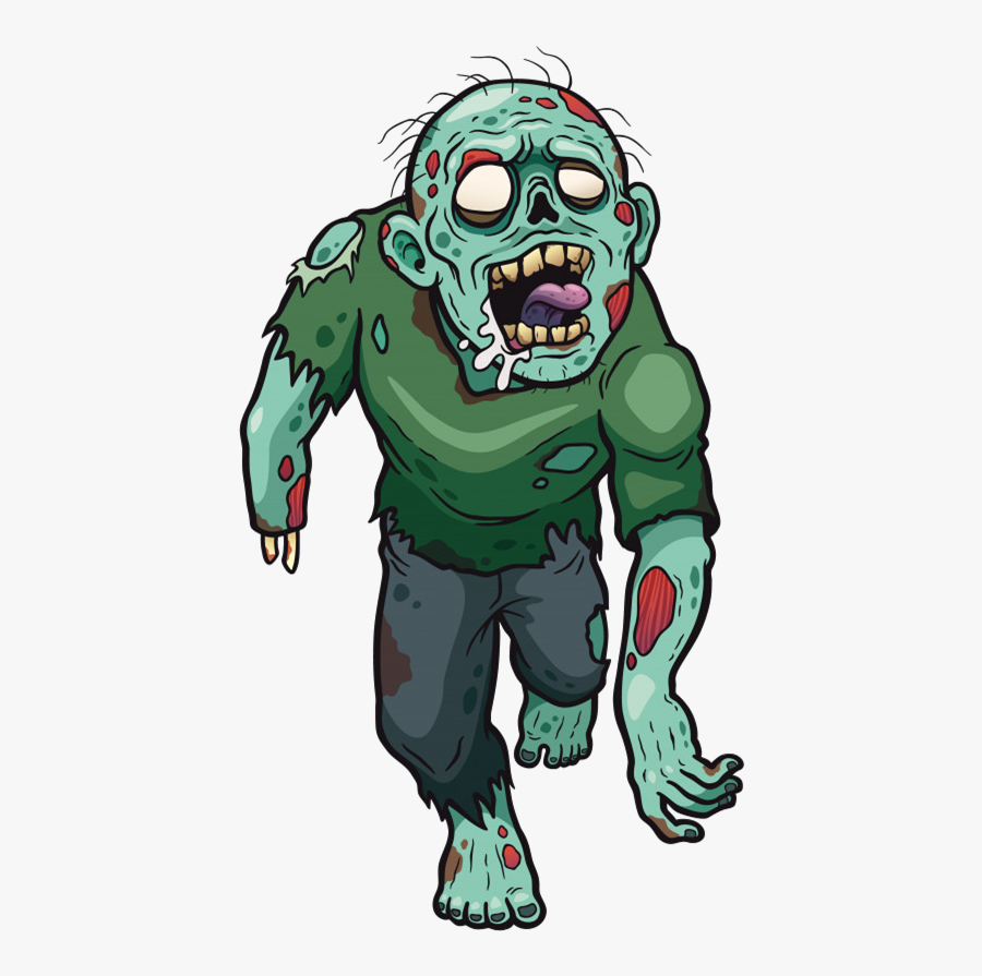 Zombie - Cartoon Zombies, Transparent Clipart