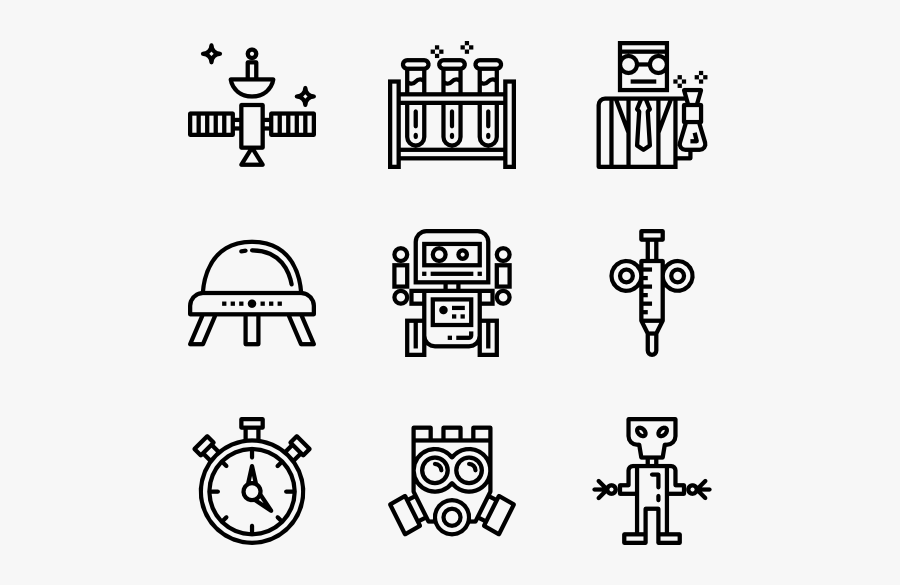 Science - Outdoor Icons, Transparent Clipart