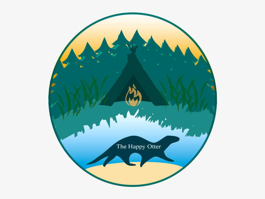 The Happy Otter - Illustration, Transparent Clipart