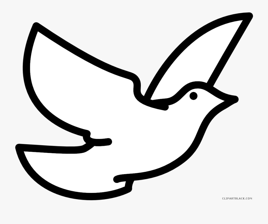 Doves Png -picture Dove Page Of Clipartblack Com Silhouette - Dove Clipart Black And White, Transparent Clipart