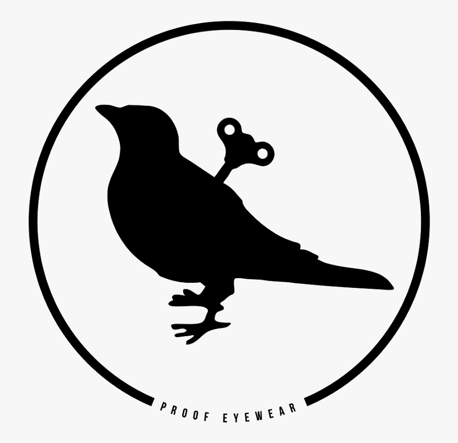 Cute Bird Silhouette Clip Art, Transparent Clipart