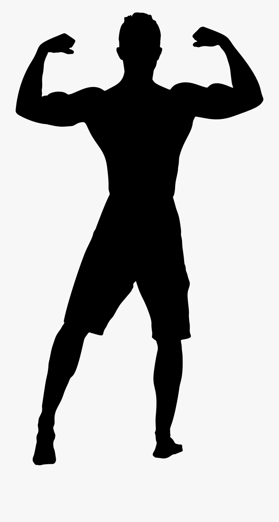 Portable Network Graphics Vector Graphics Clip Art - Girl Muscle Silhouette Png, Transparent Clipart