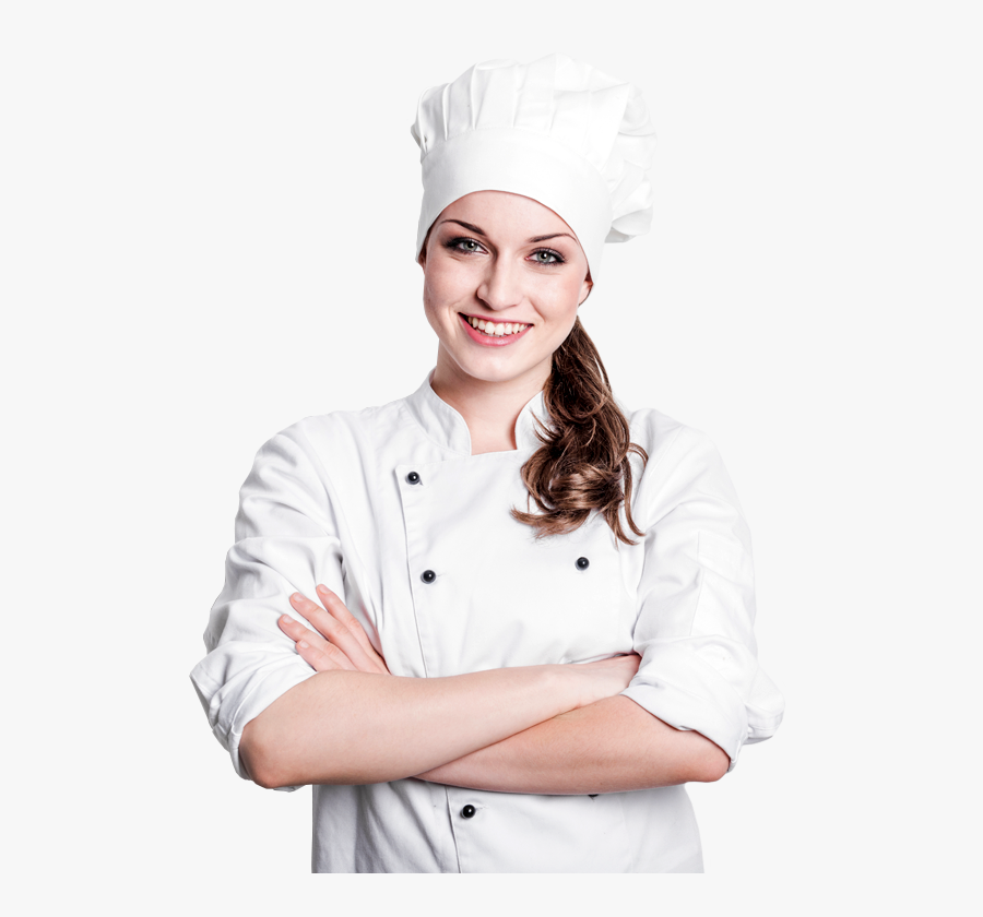 Chef Girl - Woman Chef Cook, Transparent Clipart